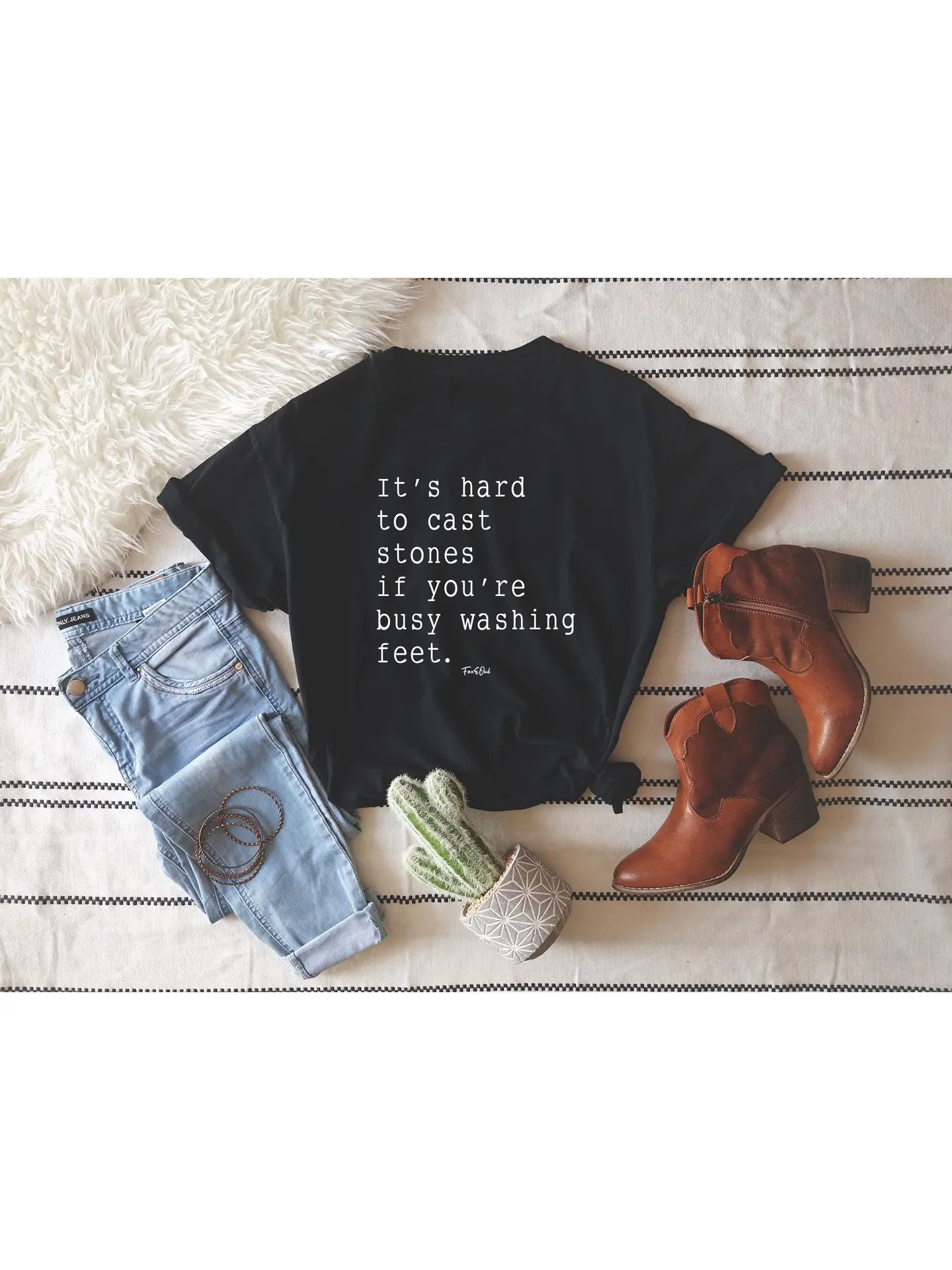 Casting Stones Graphic Tee
