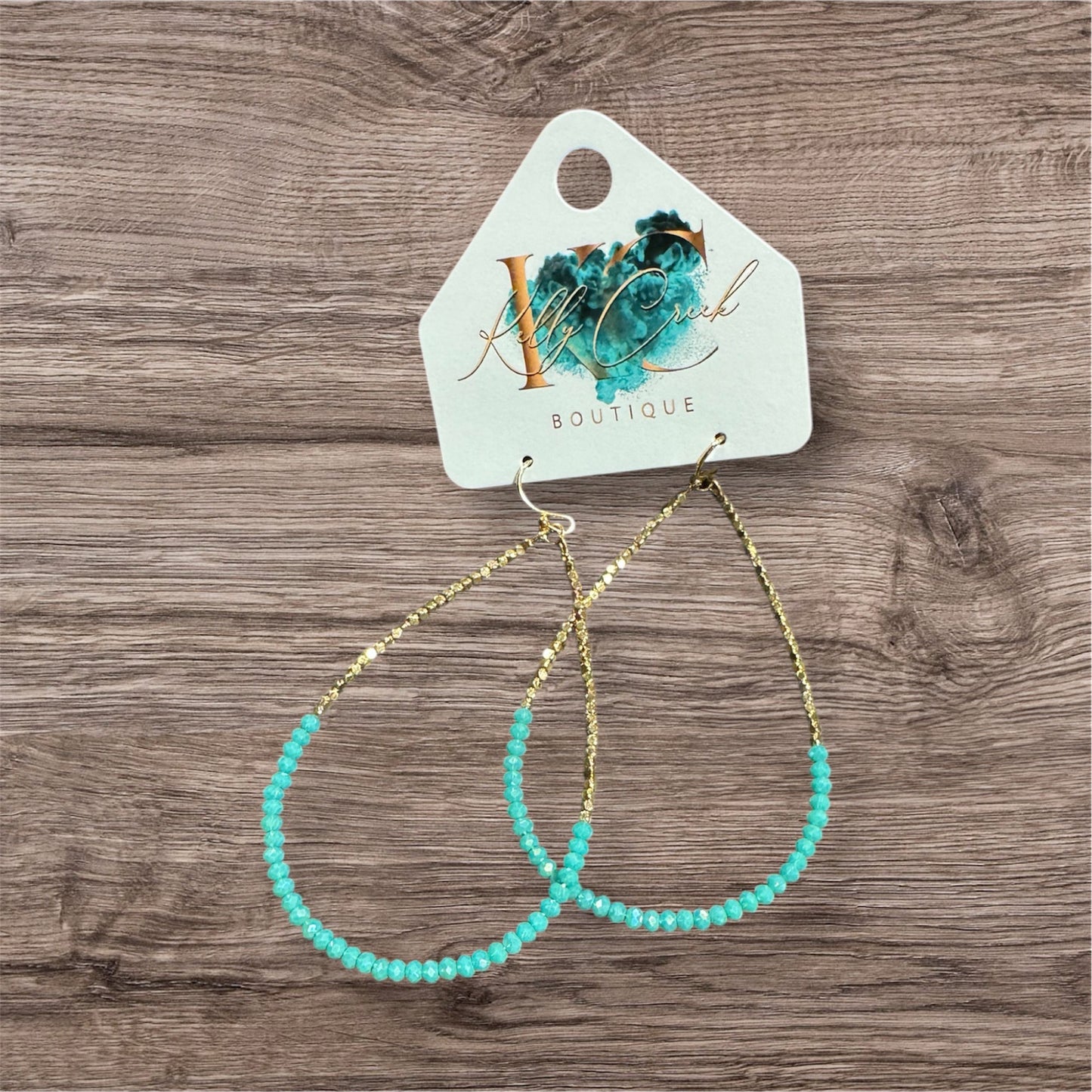 Radiant Tide Teardrop Earrings