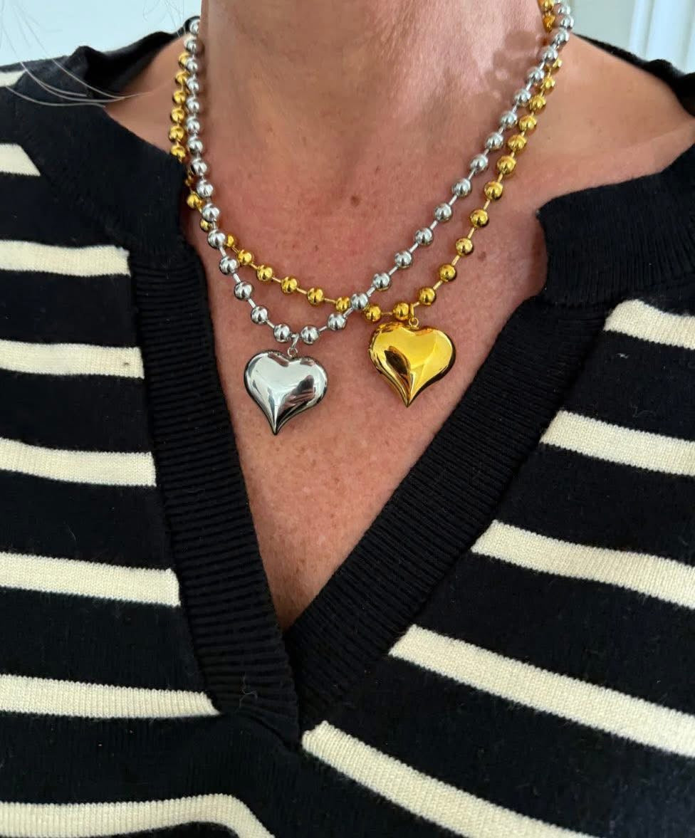 Heart of Silver Necklace
