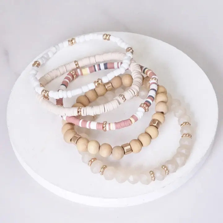 Summer Neutrals Bracelet Stack