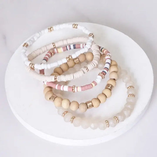 Summer Neutrals Bracelet Stack
