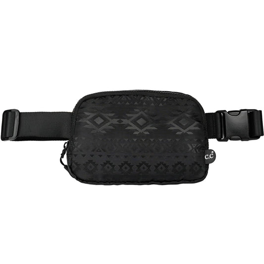 CC Belt Bag Black Aztec