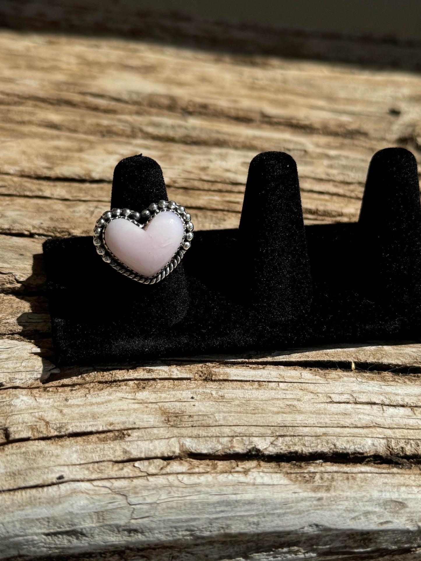 With All My Love Pink Opal Ring