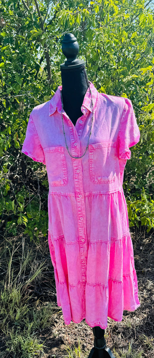 Hot Mama Pink Dress