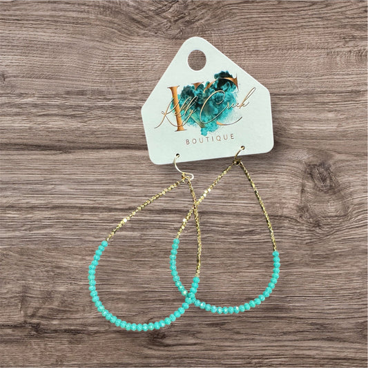 Radiant Tide Teardrop Earrings