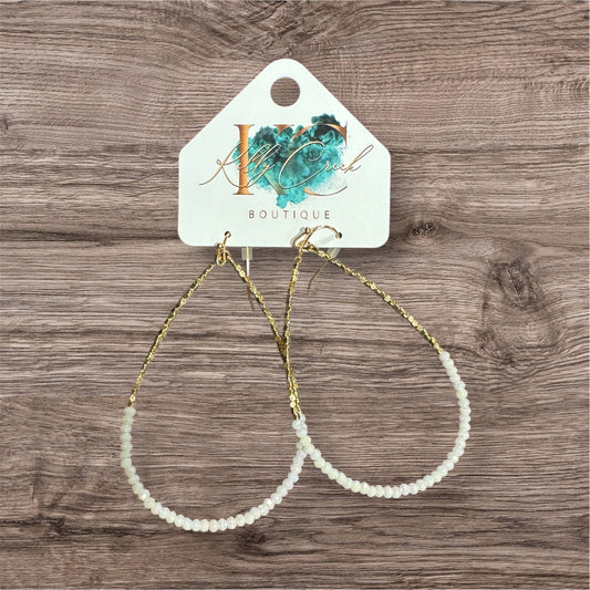 Luminous Grace Teardrop Earrings